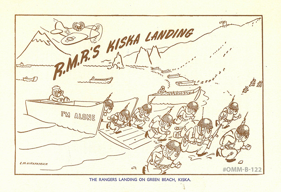 cartoon-Rocky_Mountain_Rangers_Kiska-Landing_OMM-B-122
